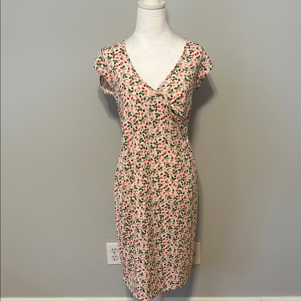 Strawberry V-Neck Dress